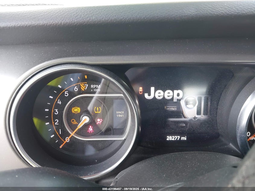 2023 Jeep Gladiator Willys 4X4 VIN: 1C6HJTAG1PL539188 Lot: 43196457