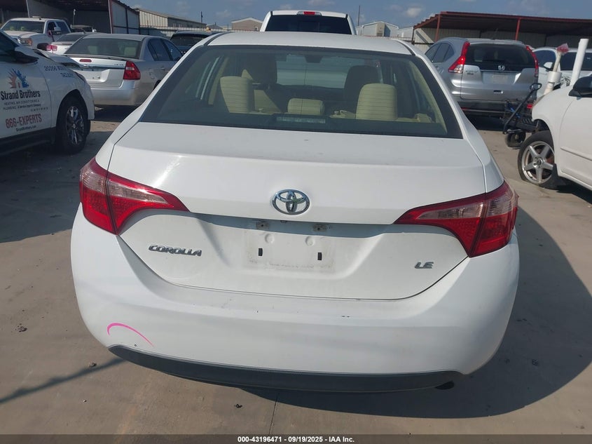2019 TOYOTA COROLLA LE - 5YFBURHE0KP920737