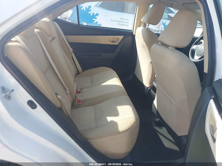 2019 TOYOTA COROLLA LE - 5YFBURHE0KP920737