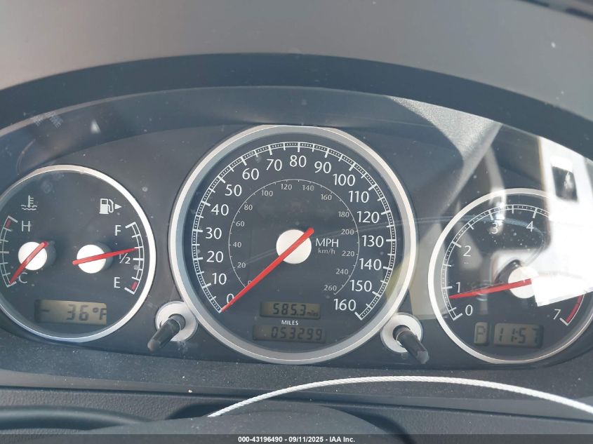 2005 Chrysler Crossfire Limited VIN: 1C3AN69L65X042035 Lot: 43196490