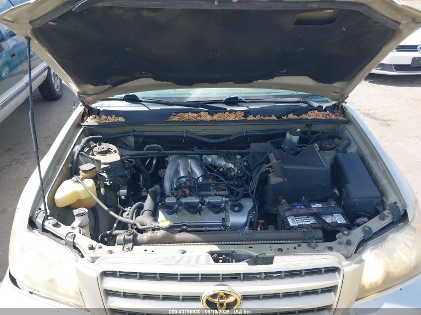 2003 Toyota Highlander V6 VIN: JTEGF21A530079004 Lot: 43196530