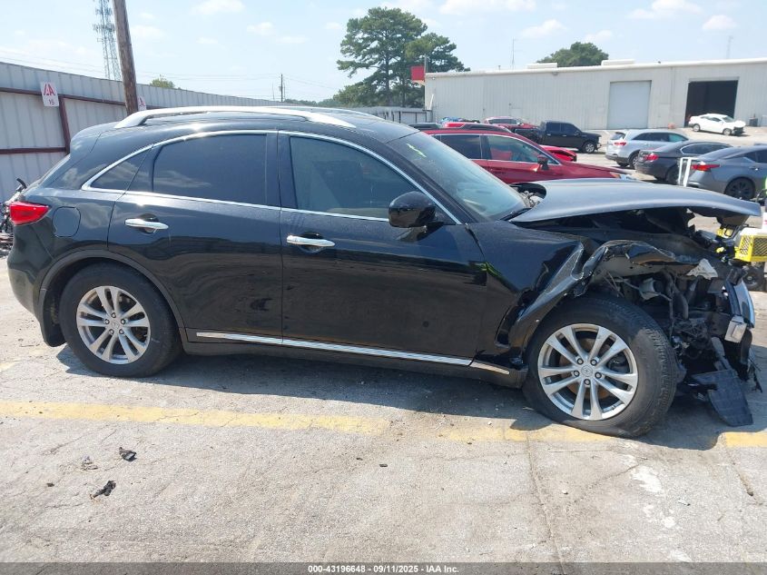 2012 Infiniti Fx35 VIN: JN8AS1MW8CM152743 Lot: 43196648