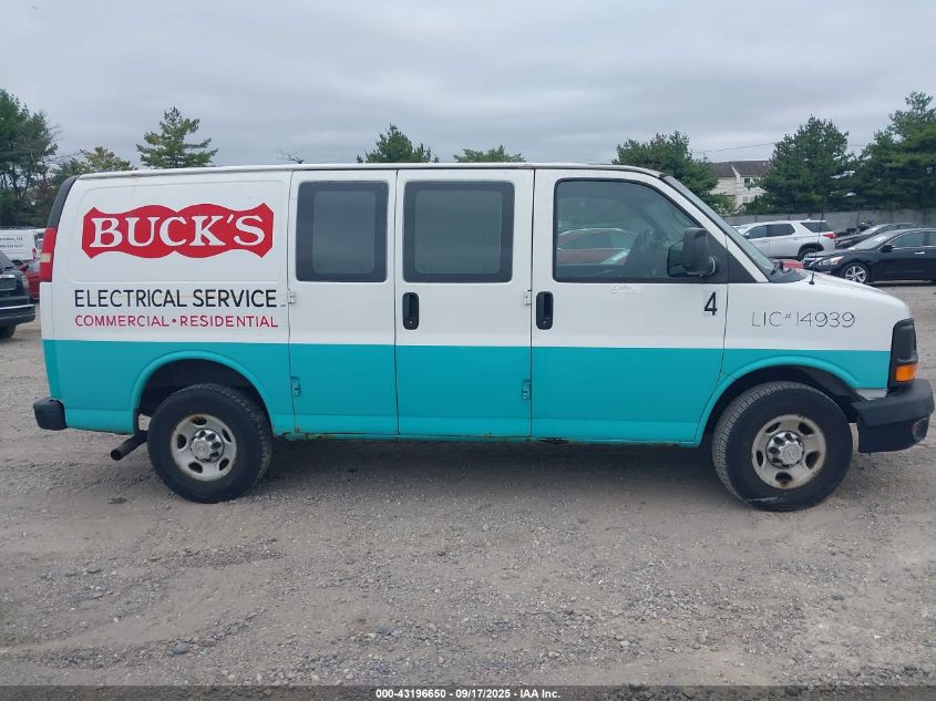 2012 Chevrolet Express 2500 Work Van VIN: 1GCWGFCA7C1152224 Lot: 43196650