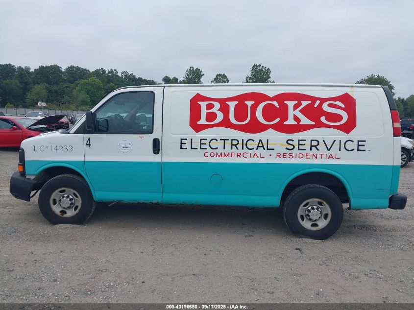 2012 Chevrolet Express 2500 Work Van VIN: 1GCWGFCA7C1152224 Lot: 43196650