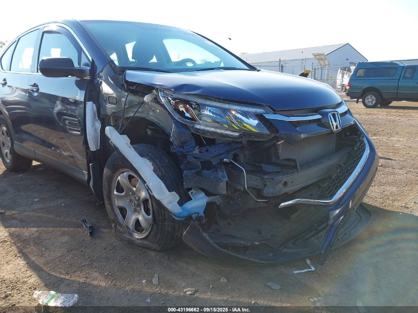 2015 Honda Cr-V Lx VIN: 5J6RM4H39FL119524 Lot: 43196662