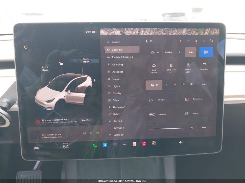 2022 Tesla Model Y VIN: 7SAYGDEE1NF386630 Lot: 43196874