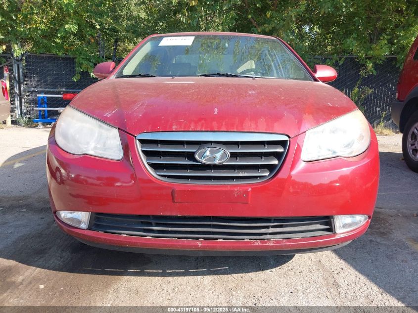 2007 Hyundai Elantra Gls/Limited/Se VIN: KMHDU46D17U165500 Lot: 43197105