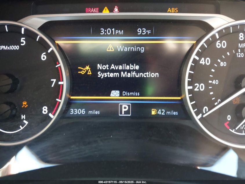 2025 Nissan Sentra Sv VIN: 3N1AB8CV9SY263197 Lot: 43197115