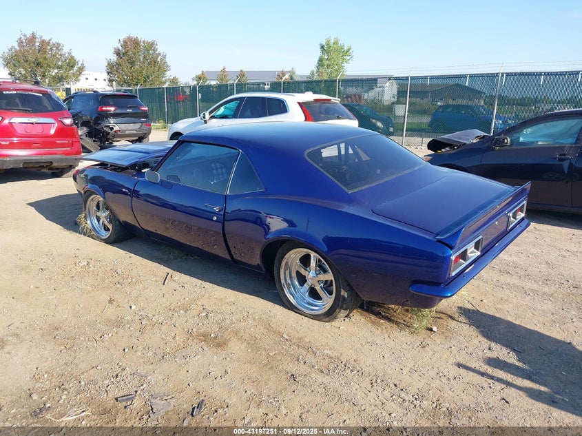 XXXX124378N326608 1968 CHEVROLET CAMARO photo no. 3