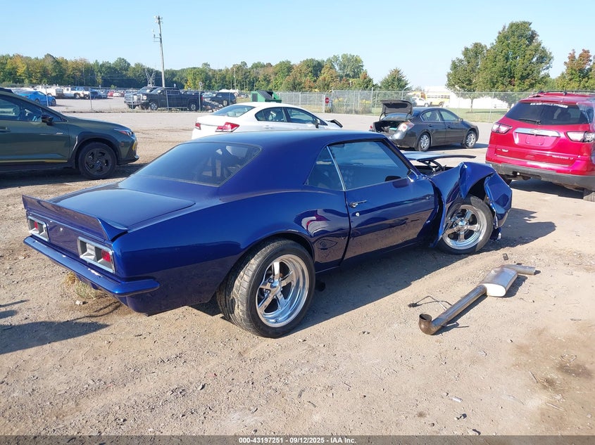 XXXX124378N326608 1968 CHEVROLET CAMARO photo no. 4