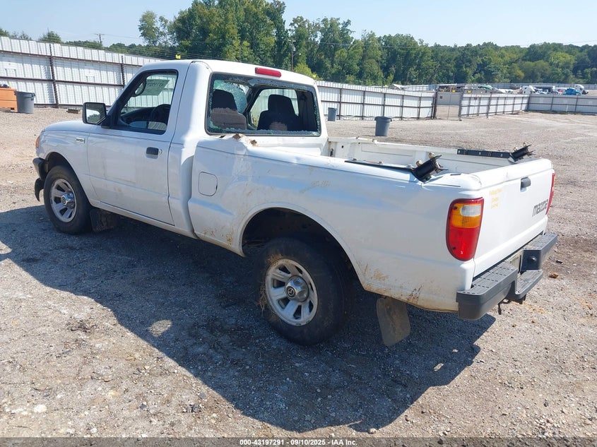 2007 Mazda B2300 white truck gasoline 4F4YR12D47PM05902 photo #4