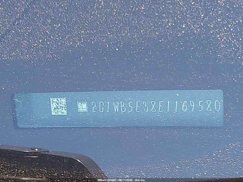 2014 Chevrolet Impala Limited Lt VIN: 2G1WB5E38E1169580 Lot: 43197405