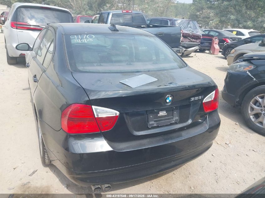 2007 BMW 328I VIN: WBAVA33567KX79170 Lot: 43197546