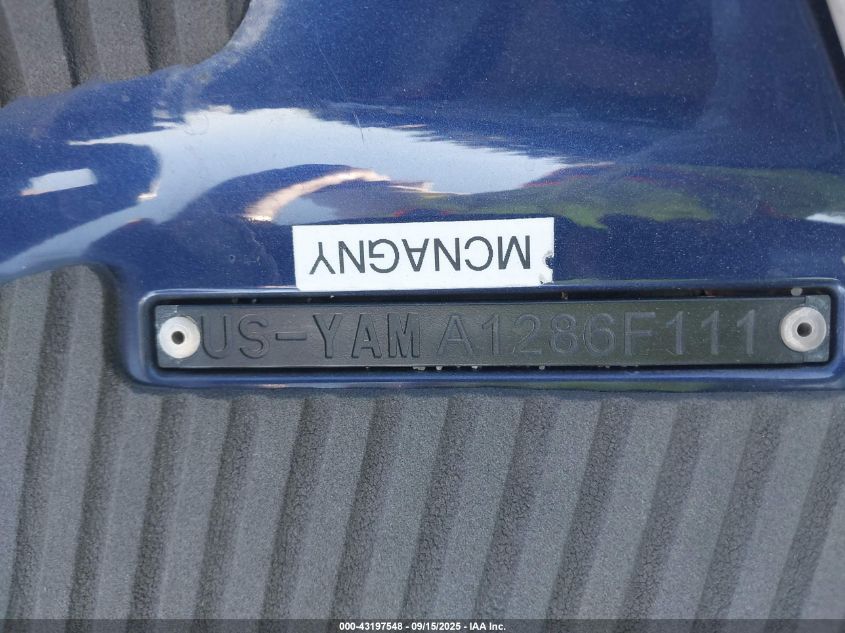 2011 Yamaha Other VIN: YAMA1286F111 Lot: 43197548