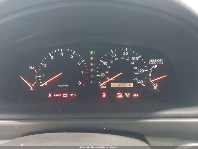 1999 Lexus Es 300 VIN: JT8BF28G5X0232753 Lot: 43197695