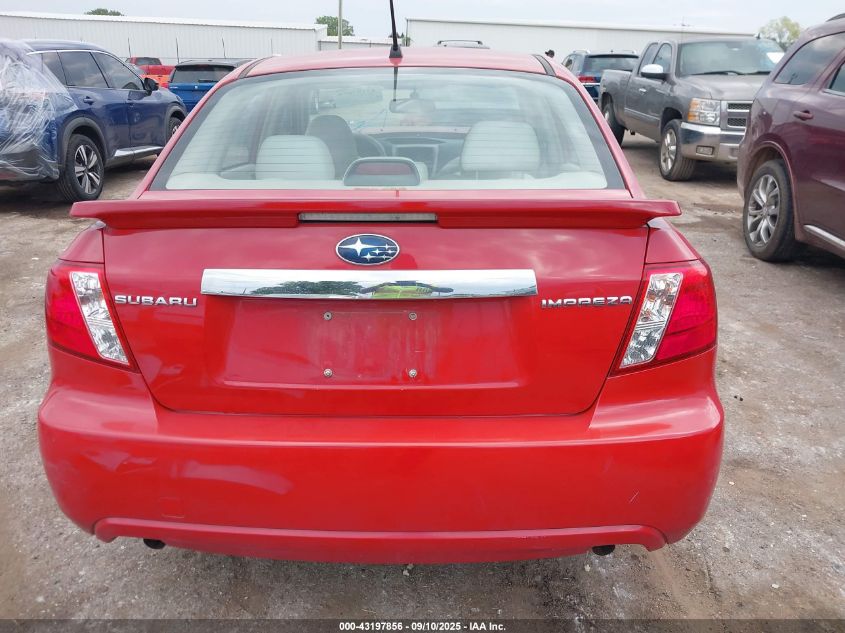 2008 Subaru Impreza 2.5I VIN: JF1GE61648H528262 Lot: 43197856