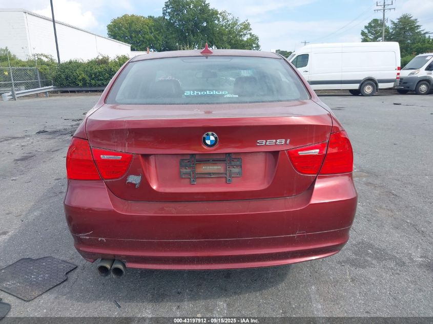 2011 BMW 328I xDrive VIN: WBAPK7C55BA771492 Lot: 43197912