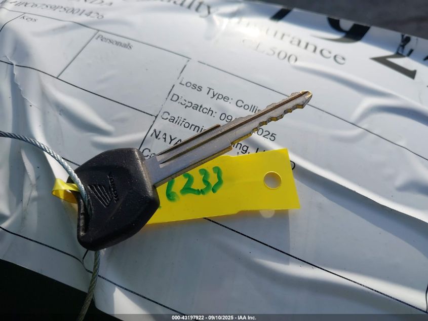 2023 Honda Cl500 A VIN: MLHPC6759P5001426 Lot: 43197922