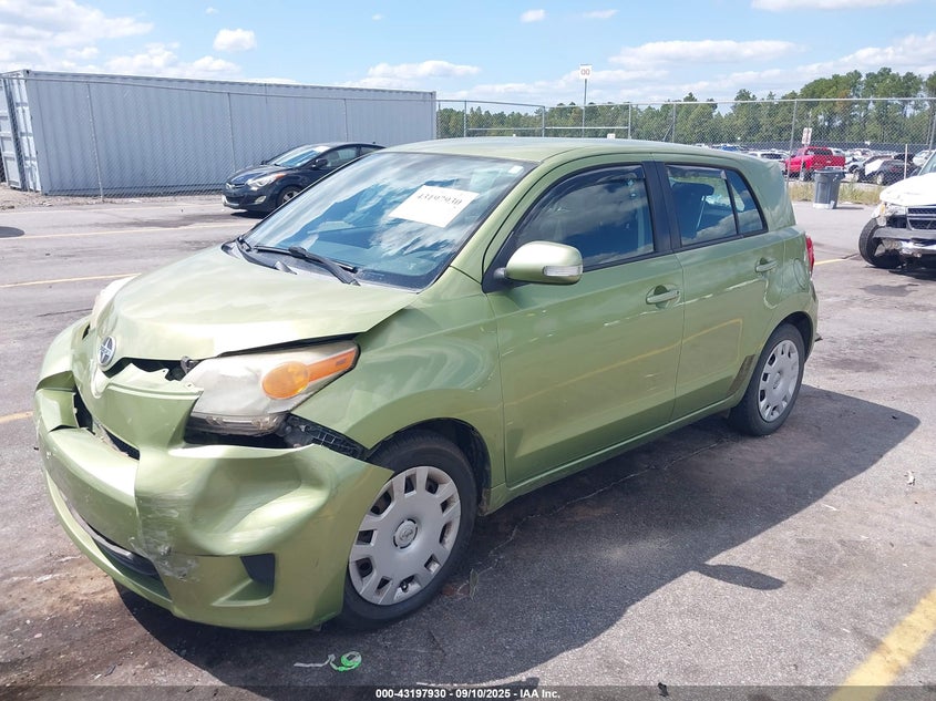 2009 Scion Xd green hatchback gasoline JTKKU10469J049824 photo #3