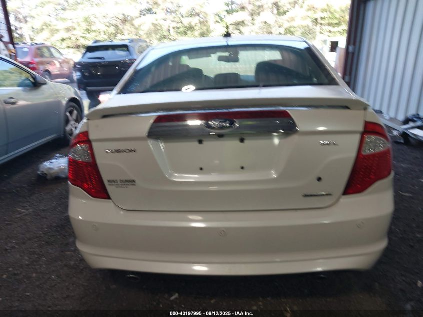 2012 Ford Fusion Sel VIN: 3FAHP0JG2CR175922 Lot: 43197995