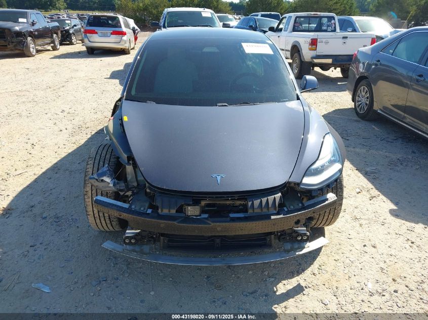 2021 Tesla Model 3 Standard Range Plus Rear-Wheel Drive VIN: 5YJ3E1EA1MF853844 Lot: 43198020