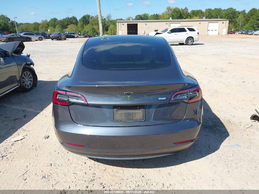 2021 Tesla Model 3 Standard Range Plus Rear-Wheel Drive VIN: 5YJ3E1EA1MF853844 Lot: 43198020