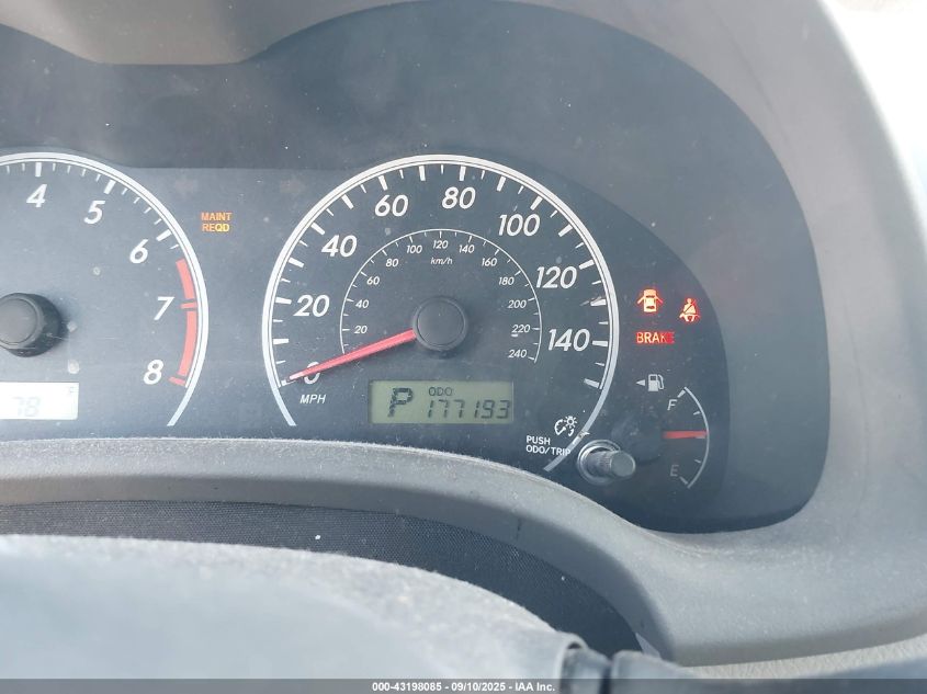 2010 Toyota Corolla Le VIN: 1NXBU4EE6AZ284295 Lot: 43198085