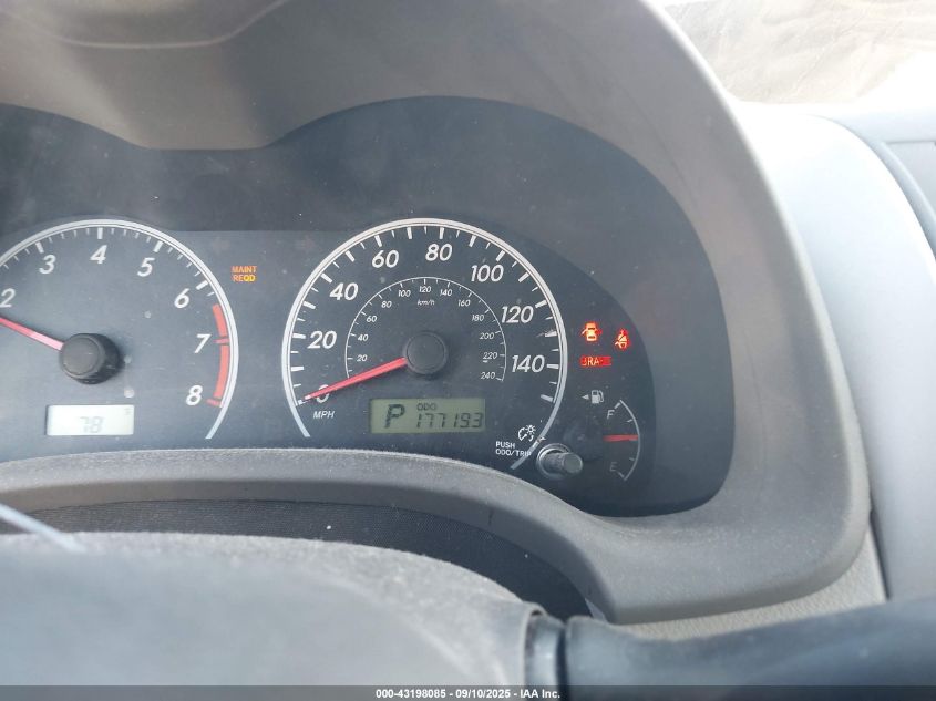 2010 Toyota Corolla Le VIN: 1NXBU4EE6AZ284295 Lot: 43198085