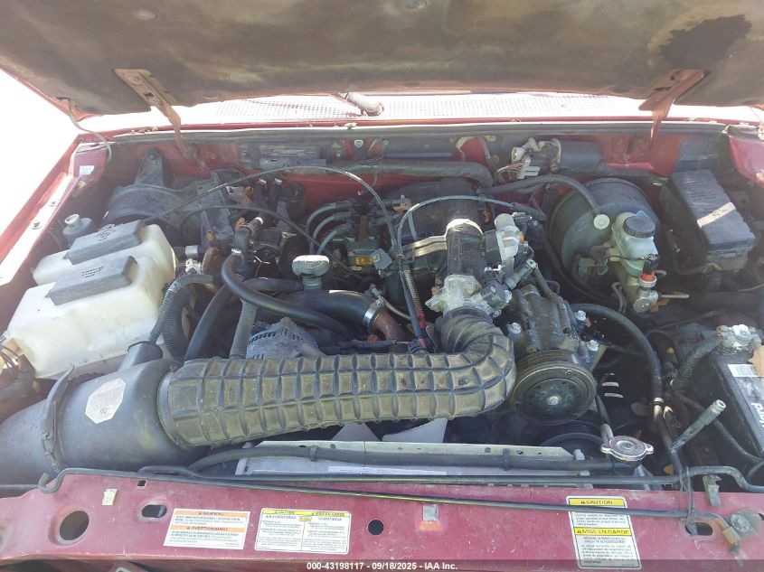 1997 Ford Ranger Splash/Xlt VIN: 1FTCR14X9VTA59098 Lot: 43198117