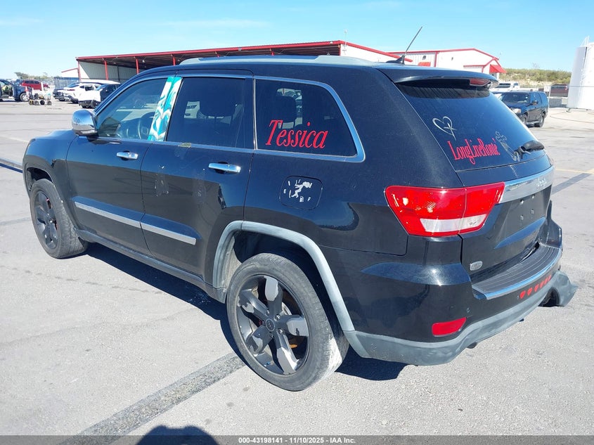 Vin: 1j4rs6gt4bc577873, lot: 43692582, jeep grand cherokee overland 20113