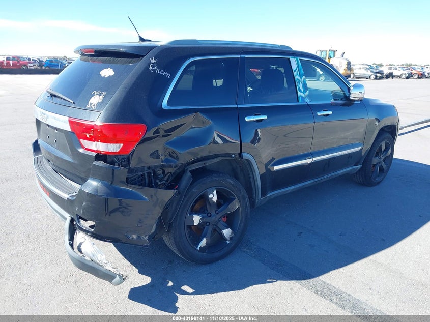 Vin: 1j4rs6gt4bc577873, lot: 43692582, jeep grand cherokee overland 20114