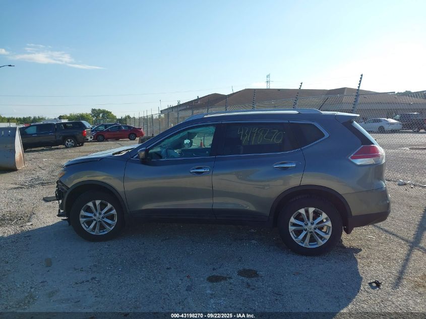 2016 Nissan Rogue S/Sl/Sv VIN: 5N1AT2MV3GC859987 Lot: 43198270