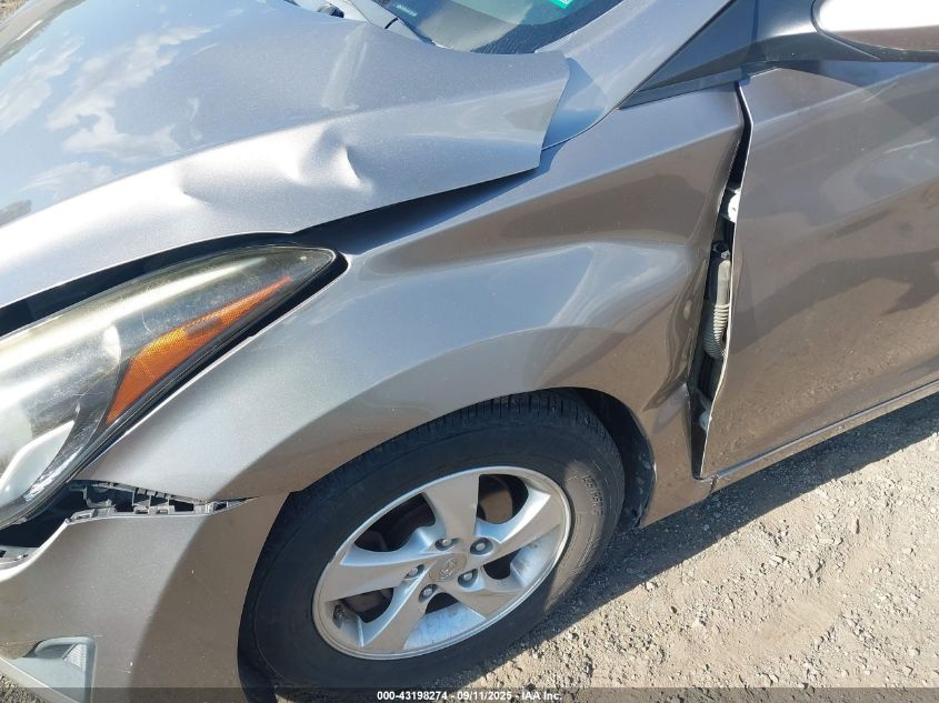 2014 Hyundai Elantra Gl VIN: 5NPDH4AE7EH456532 Lot: 43198274