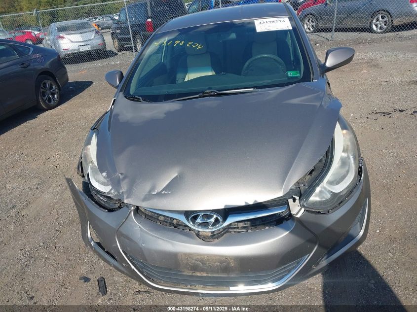 2014 Hyundai Elantra Gl VIN: 5NPDH4AE7EH456532 Lot: 43198274
