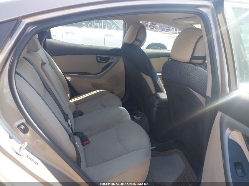 2014 Hyundai Elantra Gl VIN: 5NPDH4AE7EH456532 Lot: 43198274