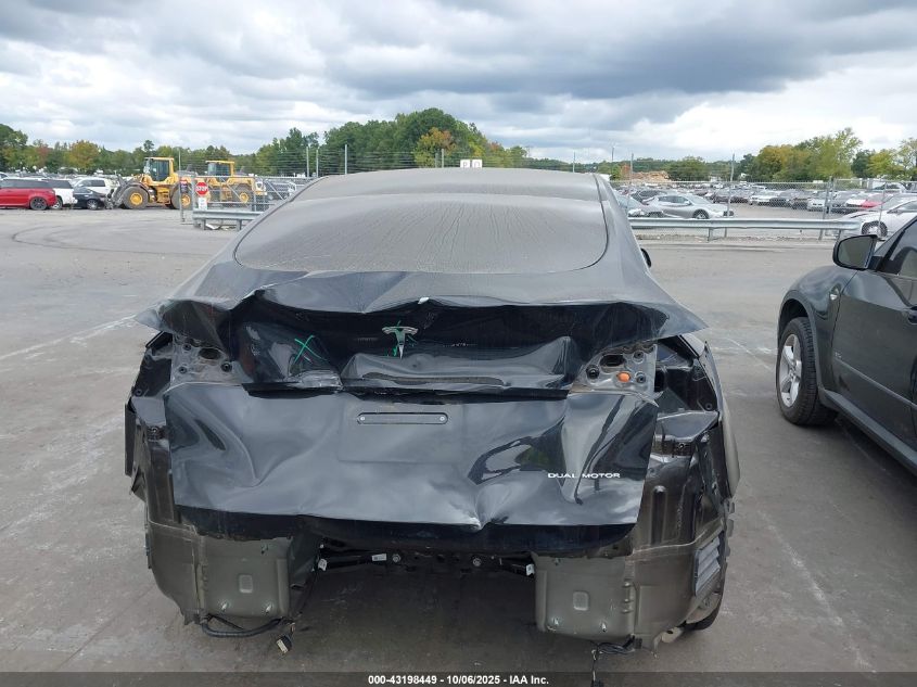 2023 Tesla Model Y Awd/Long Range Dual Motor All-Wheel Drive VIN: 7SAYGDEEXPA127134 Lot: 43198449