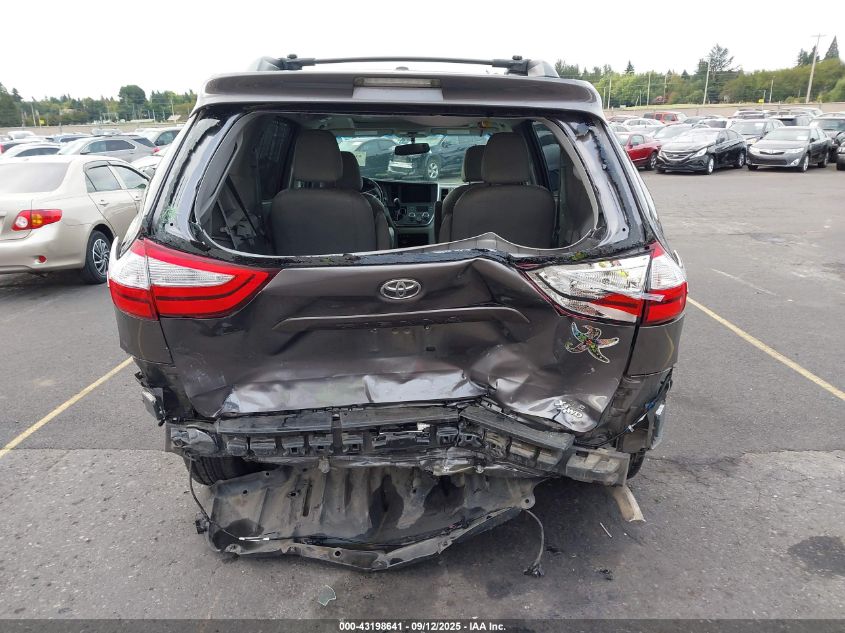 2015 Toyota Sienna Xle Premium 7 Passenger VIN: 5TDDK3DC5FS114485 Lot: 43198641