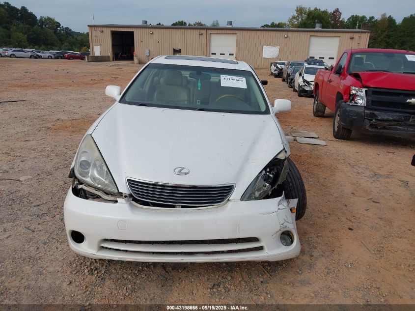 2005 Lexus Es 330 VIN: JTHBA30G655105283 Lot: 43198666
