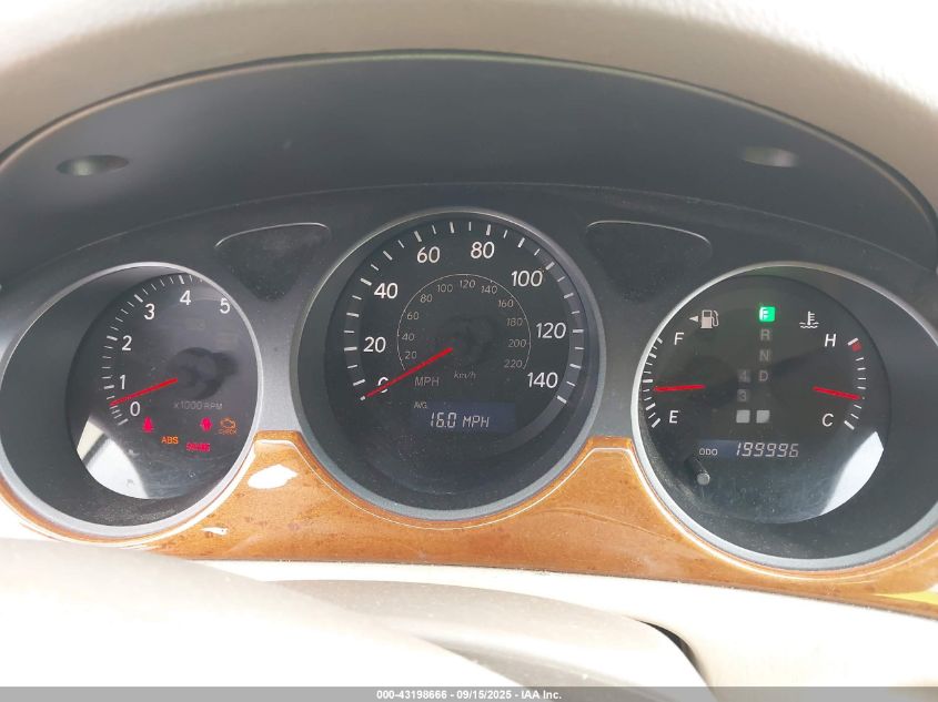 2005 Lexus Es 330 VIN: JTHBA30G655105283 Lot: 43198666