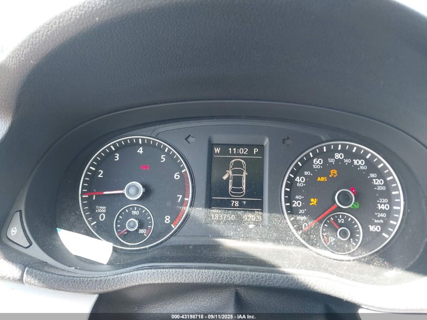 2012 Volkswagen Passat 2.5L Se VIN: 1VWBP7A37CC029646 Lot: 43198718