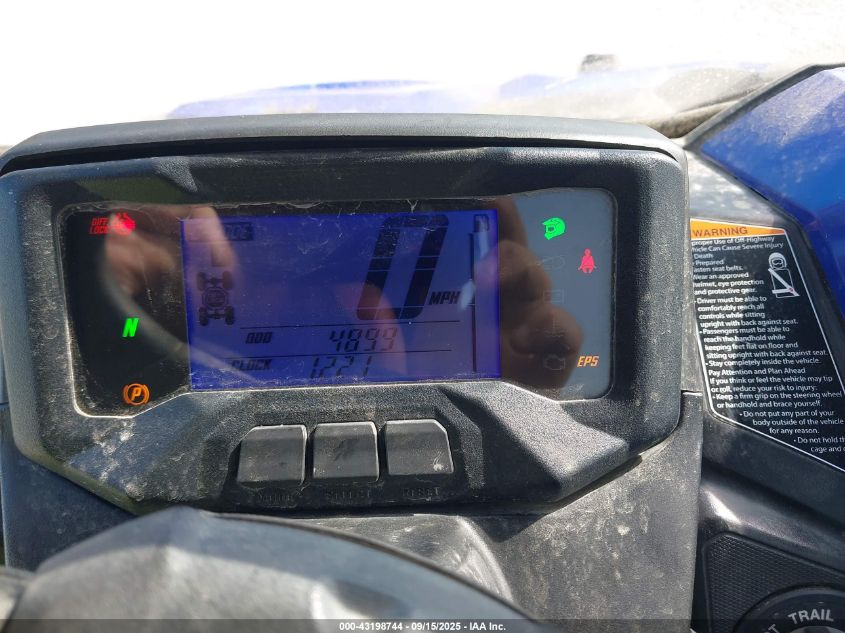 2022 Yamaha Yxe1000 VIN: 5Y4AN42Y2NA107463 Lot: 43198744