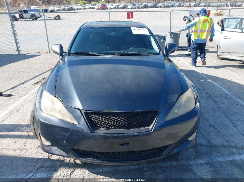2007 Lexus Is 250 VIN: JTHBK262572045813 Lot: 43198768
