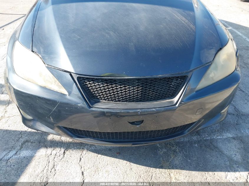 2007 Lexus Is 250 VIN: JTHBK262572045813 Lot: 43198768