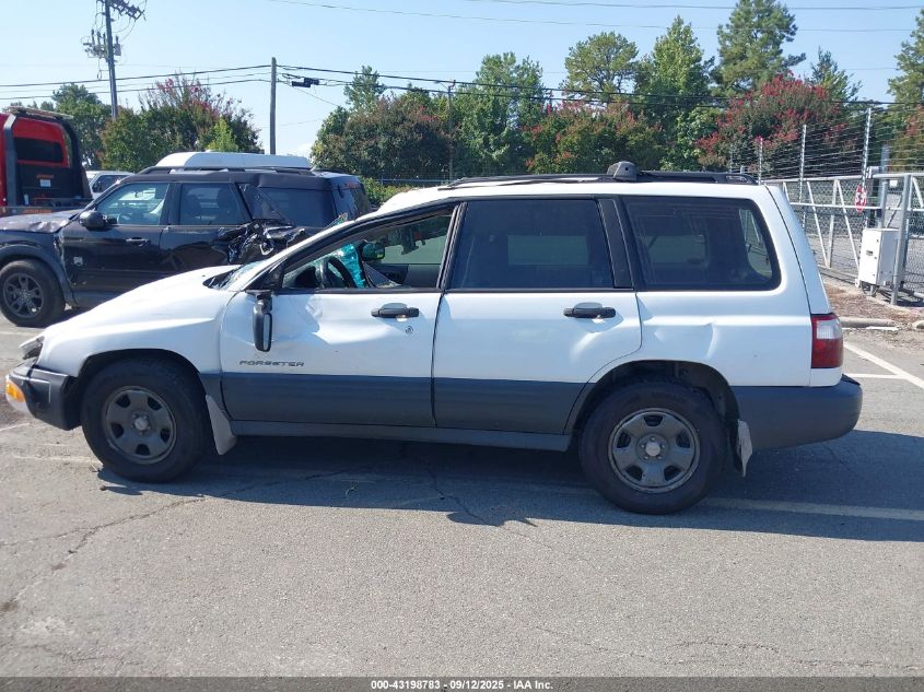 2001 Subaru Forester L VIN: JF1SF63531G706802 Lot: 43198783