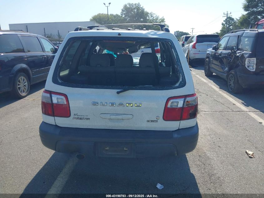 2001 Subaru Forester L VIN: JF1SF63531G706802 Lot: 43198783