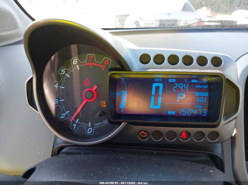 2012 Chevrolet Sonic 2Lt VIN: 1G1JC6SB3C4225550 Lot: 43198793