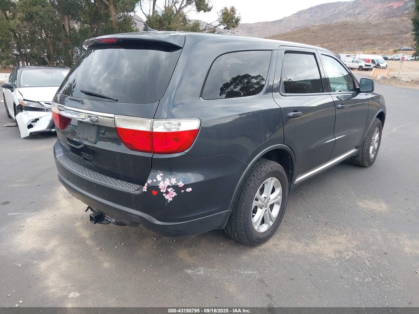 Vin: 1c4rdhag7dc592927, lot: 43693233, dodge durango sxt 20134