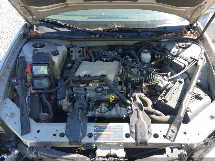 2005 Chevrolet Impala VIN: 2G1WF52E659353170 Lot: 43198929