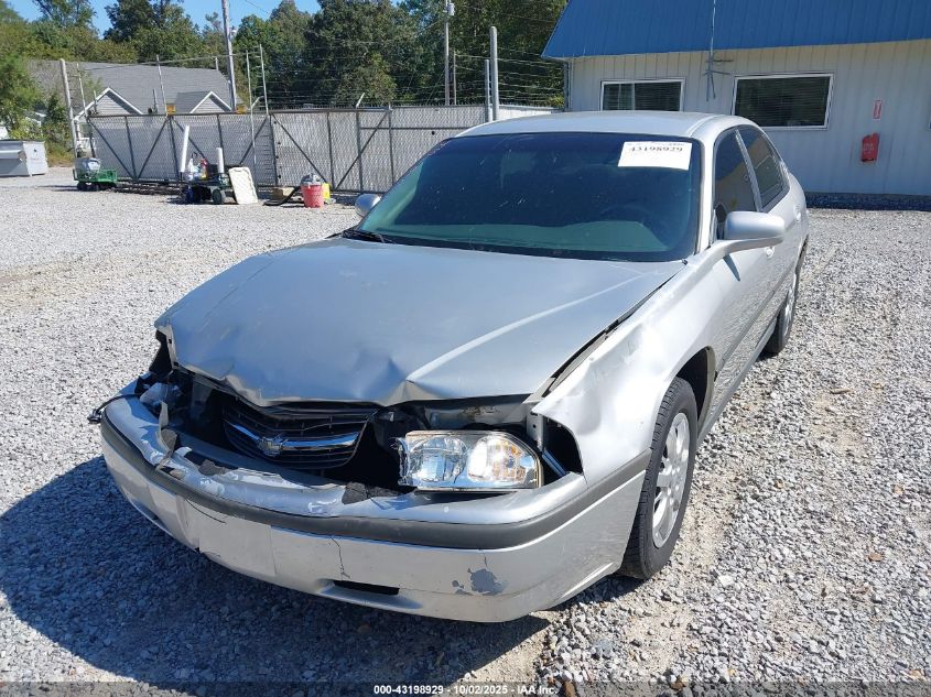 2005 Chevrolet Impala VIN: 2G1WF52E659353170 Lot: 43198929