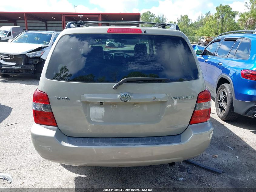 2004 Toyota Highlander VIN: JTEGD21AX40102672 Lot: 43198964